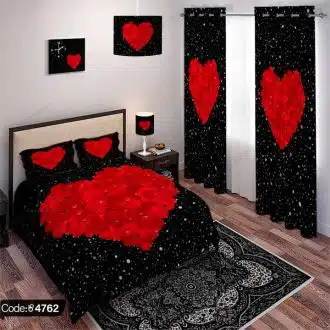 ست اتاق خواب طرح قلب کد 4762