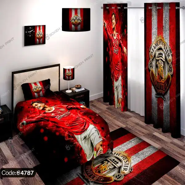 ست اتاق کریستیانو رونالدو و منچستر یونایتد کد 4787