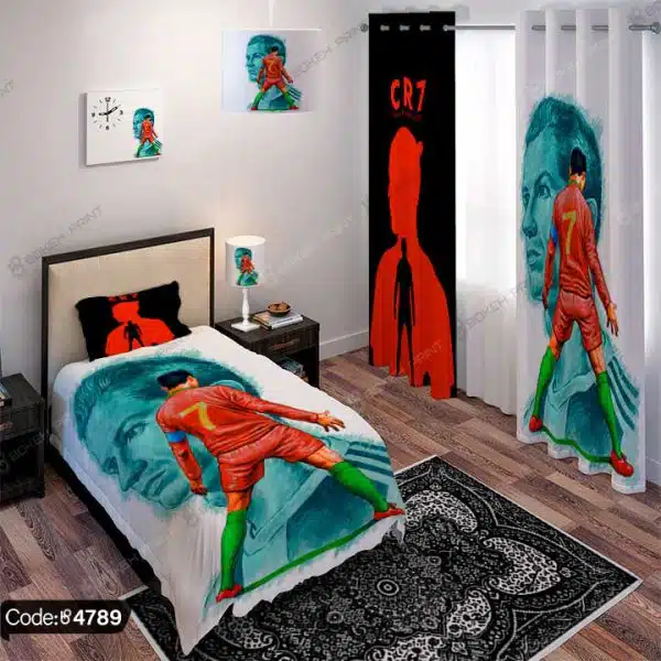ست اتاق خواب طرح کریستیانو رونالدو کد 4789