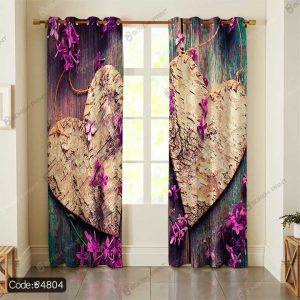 پرده طرح قلب کد 4804