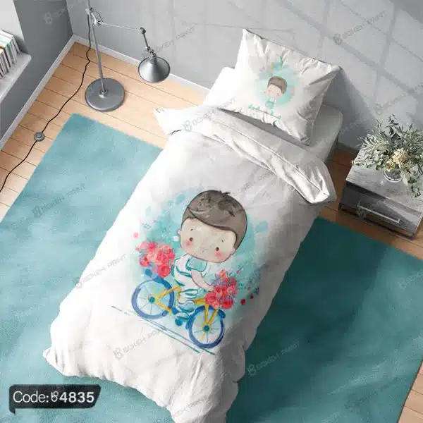 روتختی طرح پسر و دوچرخه کد 4835