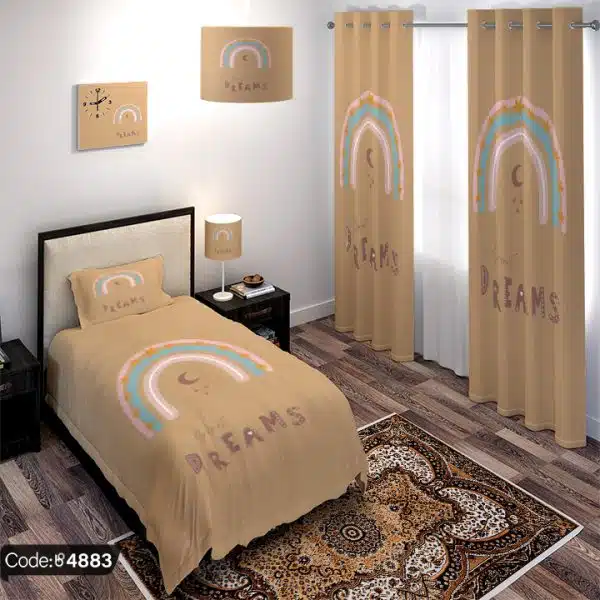 ست اتاق خواب طرح رنگین کمان کد 4883
