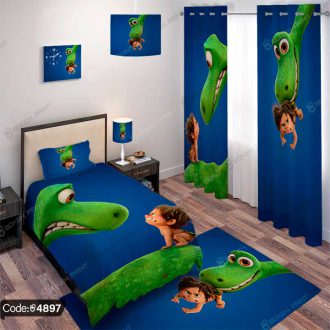 ست اتاق خواب انیمیشن دایناسور خوب کد 4897
