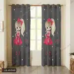 پرده طرح دختر کد 4948