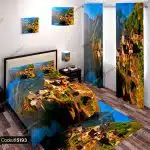 ست اتاق خواب طرح منظره کد 5193