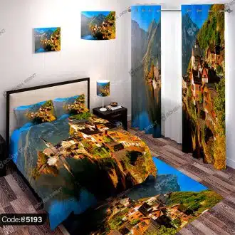 ست اتاق خواب طرح منظره کد 5193