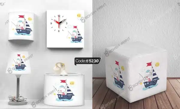 ست اتاق خواب خرس و قایق کد 5230