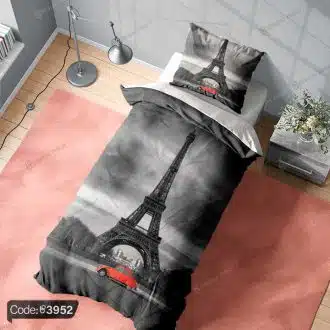 روتختی سه بعدی طرح ایفل و ماشین کد 3952