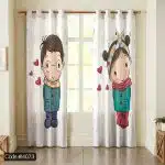 پرده طرح دختر و پسر کد 4073