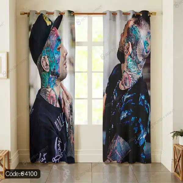 پرده طرح خواننده تتلو کد 4100