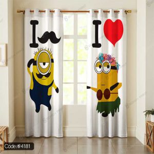 پرده طرح مینیون کد 4181