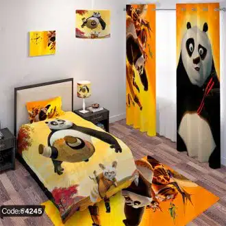 ست اتاق خواب طرح پاندا کونگ‌فو کد 4245
