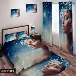 ست اتاق خواب طرح چهره زن کد 4258
