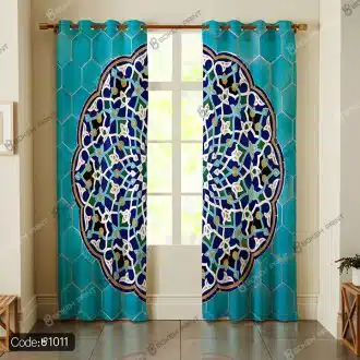 پرده پانچ کاشی کد 1011