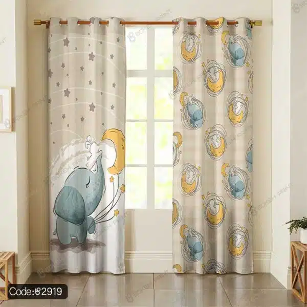 پرده پانچ کودک فیل کد 2919