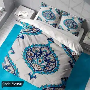 روتختی سه بعدی اسلیمی آبی کد 2956