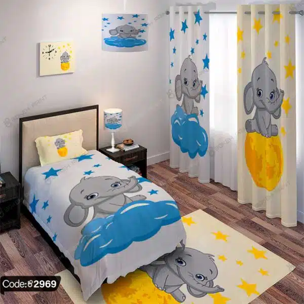 ست اتاق خواب فیل کودک کد 2969