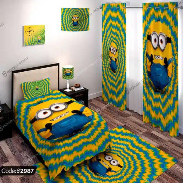 ست اتاق خواب مینیون ها کد 2987