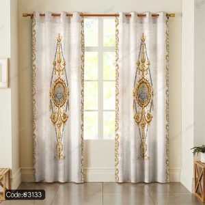 پرده پانچ اسلیمی سنتی کد 3133