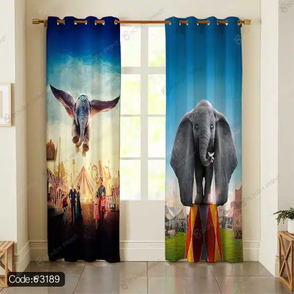 پرده چاپی انیمیشن دامبو Dumbo کد 3189