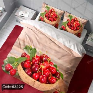 روتختی سه بعدی میوه گیلاس قرمز کد 3225