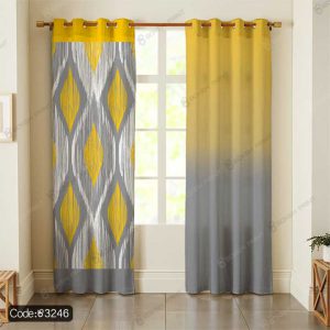 پرده پانچ اسلیمی هندسی کد 3246