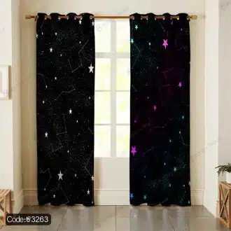 پرده چاپی ستاره منظومه شمسی کد 3263