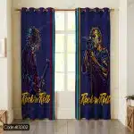 پرده چاپی گیتار موزیک Rock'N Roll کد 3302