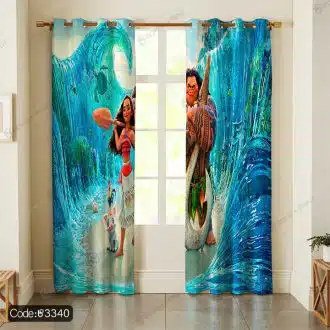 پرده چاپی انیمیشن موآنا Moana کد 3340÷