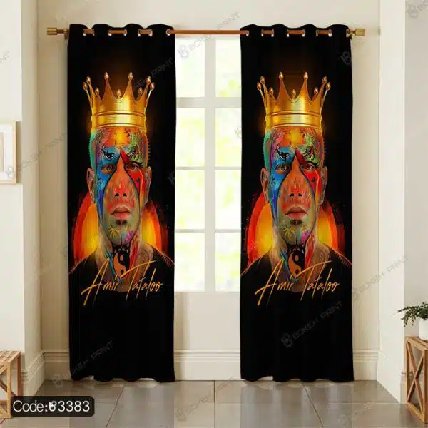 پرده چاپی تتلو اسپرت کد 3383