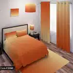 ست اتاق خواب گرادیانت دورنگ نارنجی کد 3390