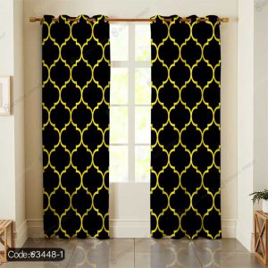 پرده پانچ اسلیمی هندسی کد 1-3448