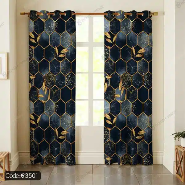 پرده پانچ هندسی سه بعدی کد 3501