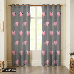 پرده پانچ قلب ♥ کد 3540