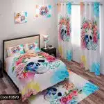 ست اتاق خواب اسکلت رنگی کد 3577