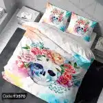 روتختی سه بعدی اسکلت رنگی کد 3577