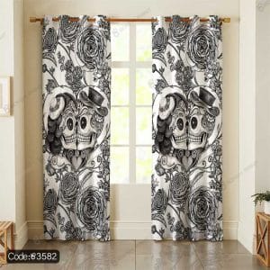 پرده پانچ اسکلت عاشقانه کد 3582