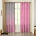 پرده پانچ صورتی ساده کد 3598