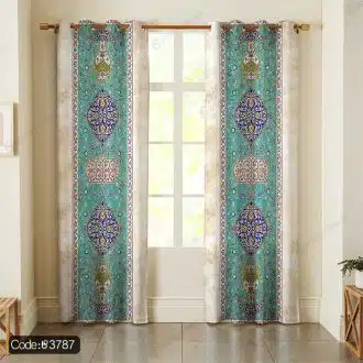 پرده طرح کاشی سنتی کد 3787