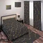 ست اتاق خواب سه بعدی طلایی کد 3828