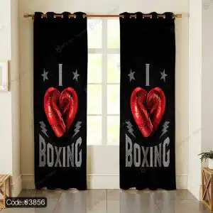 پرده طرح بوکس کد 3856