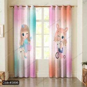 پرده پانچی دوچرخه دخترخجالتی کد 3896