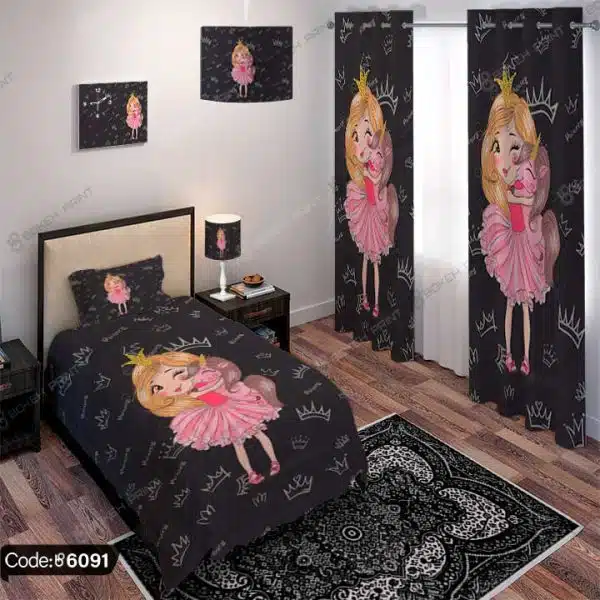 ست اتاق خواب دختر و یونیکورن کد 6091