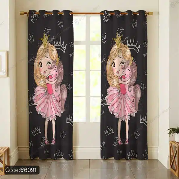 پرده پانچ دختر و یونیکورن کد 6091