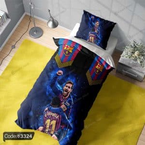 روتختی سه بعدی فوتبال مسی بارسلونا کد 3324