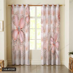 پرده پانچ گل مروارید کد 1090