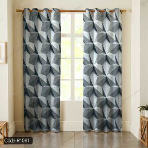 پرده چاپی هندسی سه بعدی 1091