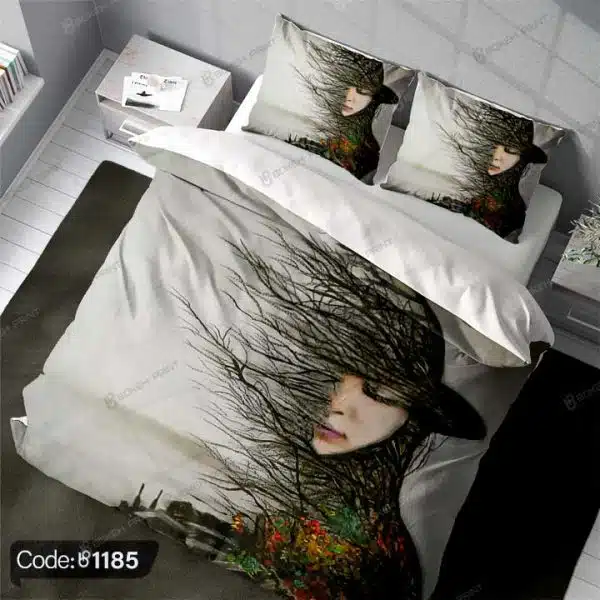 روتختی سه بعدی زن و درخت کد 1185