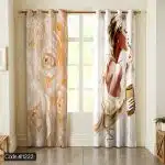 پرده چاپی فشن گل و زن کد 1222
