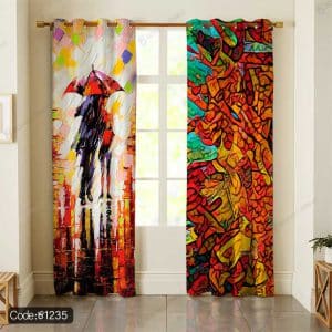 پرده پانچ آبرنگی کد 1235